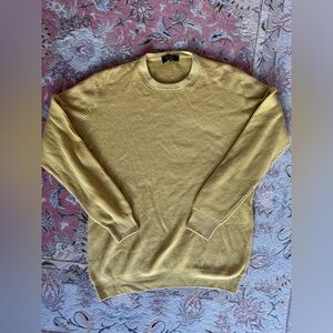 Loro Piana 100% Cashmere Ribbed Knit Sweater  Italy Luxury Pullover  56